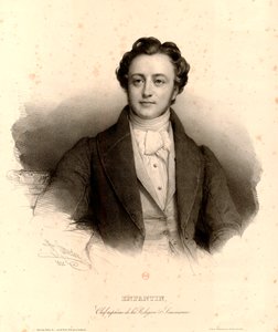 Enfantin Capo supremo della Religione Saint-simoniana da Henri Grevedon